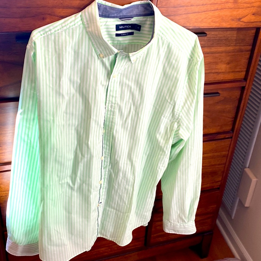 Mens Nautica shirt , cotton , new